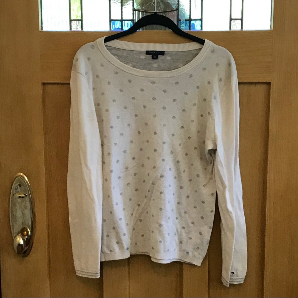 Hardly worn Tommy Hilfiger sweater polka dots